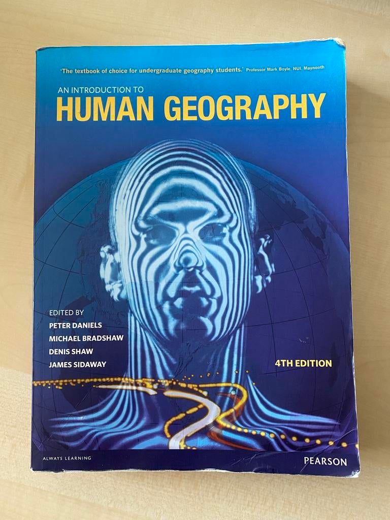 An Introduction to Human Geography - Studieboek, Ophalen of Verzenden, Gamma, Zo goed als nieuw, HBO