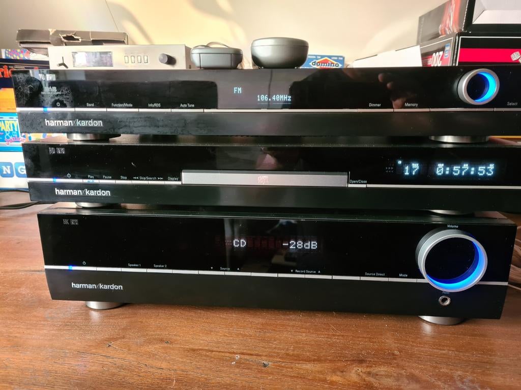 Harman Kardon Audio Set - Tuner, CD-speler, Versterker, Gebruikt, Losse componenten, Tuner of Radio, Ophalen