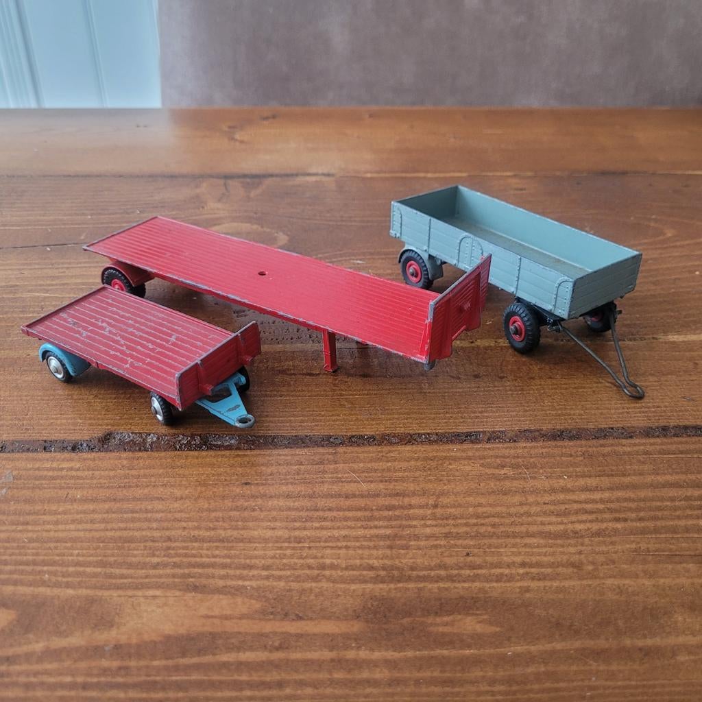 Aanhangers en trailer o.a corgi meccano, Ophalen of Verzenden, Gebruikt, Bus of Vrachtwagen, Corgi