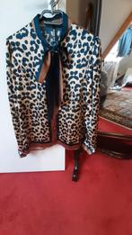 Tijgerprint blouse  maat L, Ophalen of Verzenden, Zo goed als nieuw, Maat 38/40 (M)