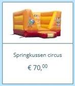 Springkussen circus te huur, Ophalen, Zo goed als nieuw, Overige