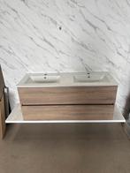 Badkamermeubel 120cm - grijs eiken- keramische wastafel, 100 tot 150 cm, Wltradingnl@outlook.com, Nieuw, Ophalen of Verzenden