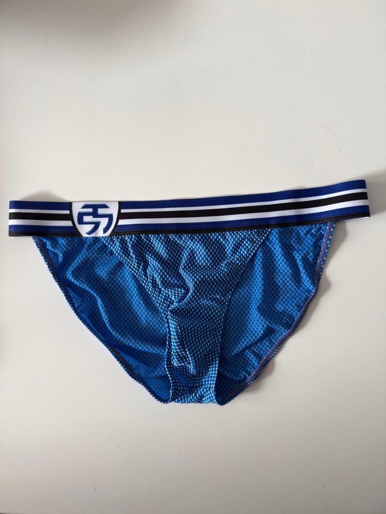 Tanga Slip - Perfecte Pasvorm M/L, Ophalen of Verzenden, Blauw, Slip