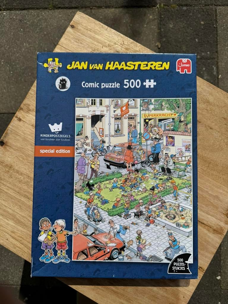 Djeco, thats life, jan van haasteren en 3d puzzel, Ophalen of Verzenden, 500 t/m 1500 stukjes, Zo goed als nieuw