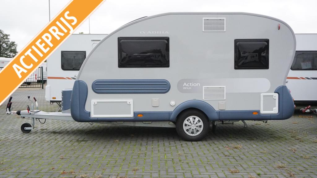 Adria Action 391 LH NU MET € 2700,00 korting, Overige typen, Tot en met 2, Bedrijf, 750 - 1000 kg