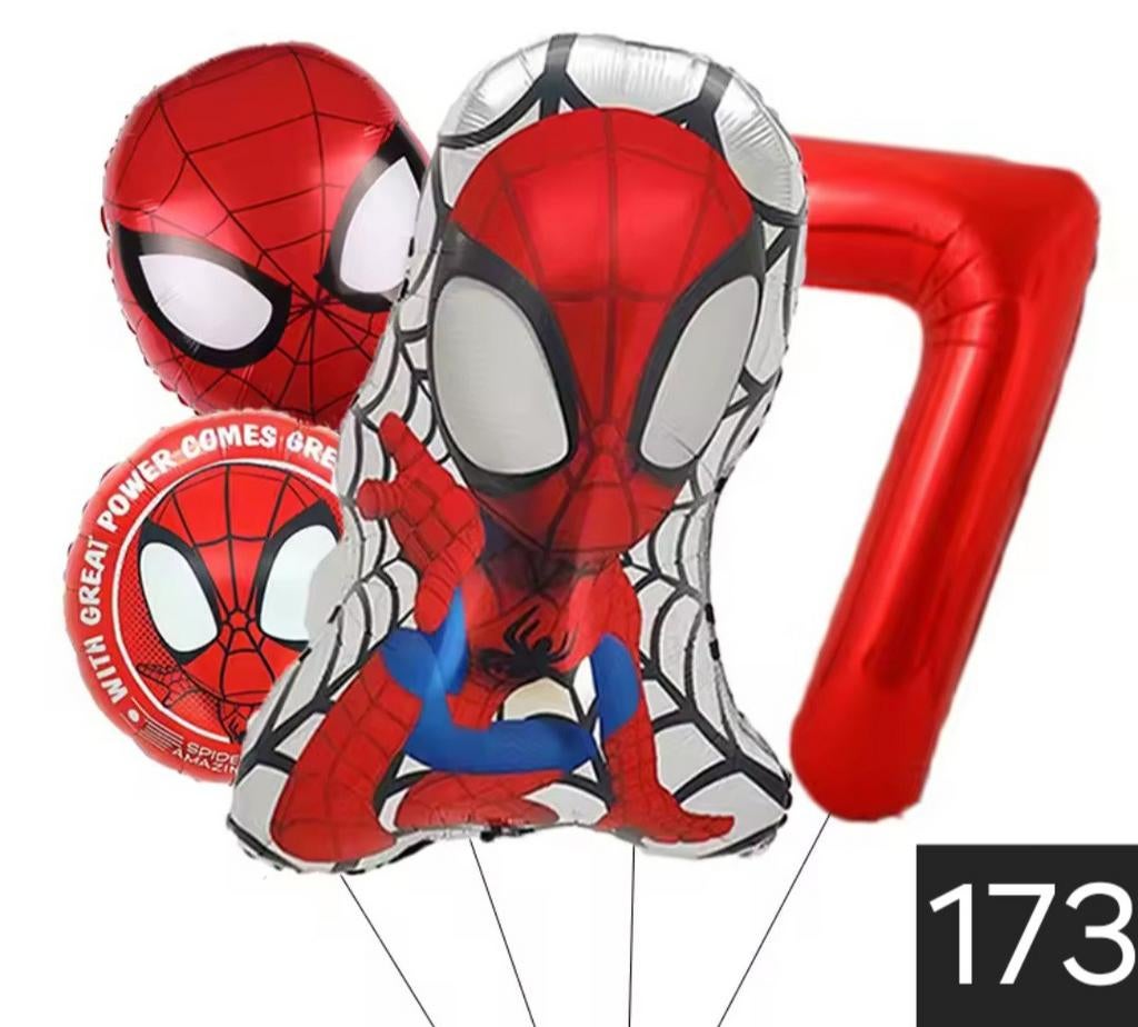 Nieuwe Spiderman Folieballonnen Set - Perfect voor Feestjes!, Ophalen of Verzenden, Nieuw, Versiering, Verjaardag