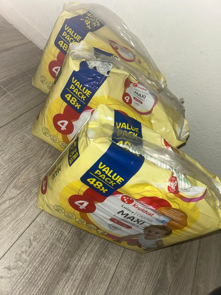Kruidvat Luiers Maxi Maat 4 (8-12 kg) - Value Pack 48x, Ophalen, Nieuw