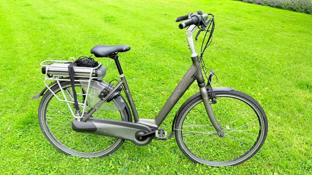 Nette goede Elektrische fiets RIH X-Omega 49cm, Fietsen en Brommers, Elektrische fietsen, Gebruikt, 47 tot 51 cm, 50 km per accu of meer
