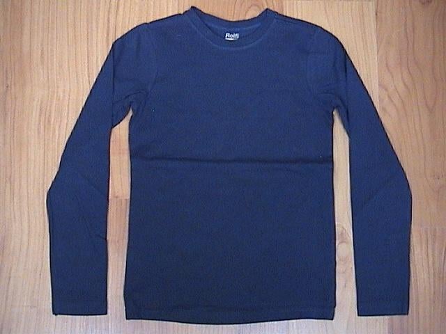 ROLFI mooi ZGAN donkerblauw basis / basic shirt meisje 128, Kinderen en Baby's, Kinderkleding | Maat 128, Zo goed als nieuw, Meisje