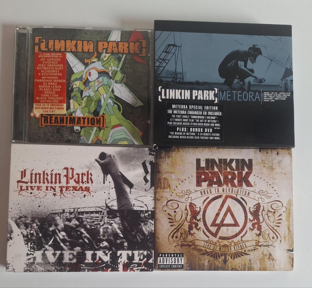 Linkin park cd collectie 4x orgineel incl limited edities, Verzenden, Zo goed als nieuw, Poprock