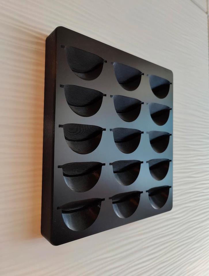 Nieuw mooie wand capsulehouder Nespresso Vertuo zwart, Witgoed en Apparatuur, Koffiemachine-accessoires, Nieuw, Ophalen of Verzenden