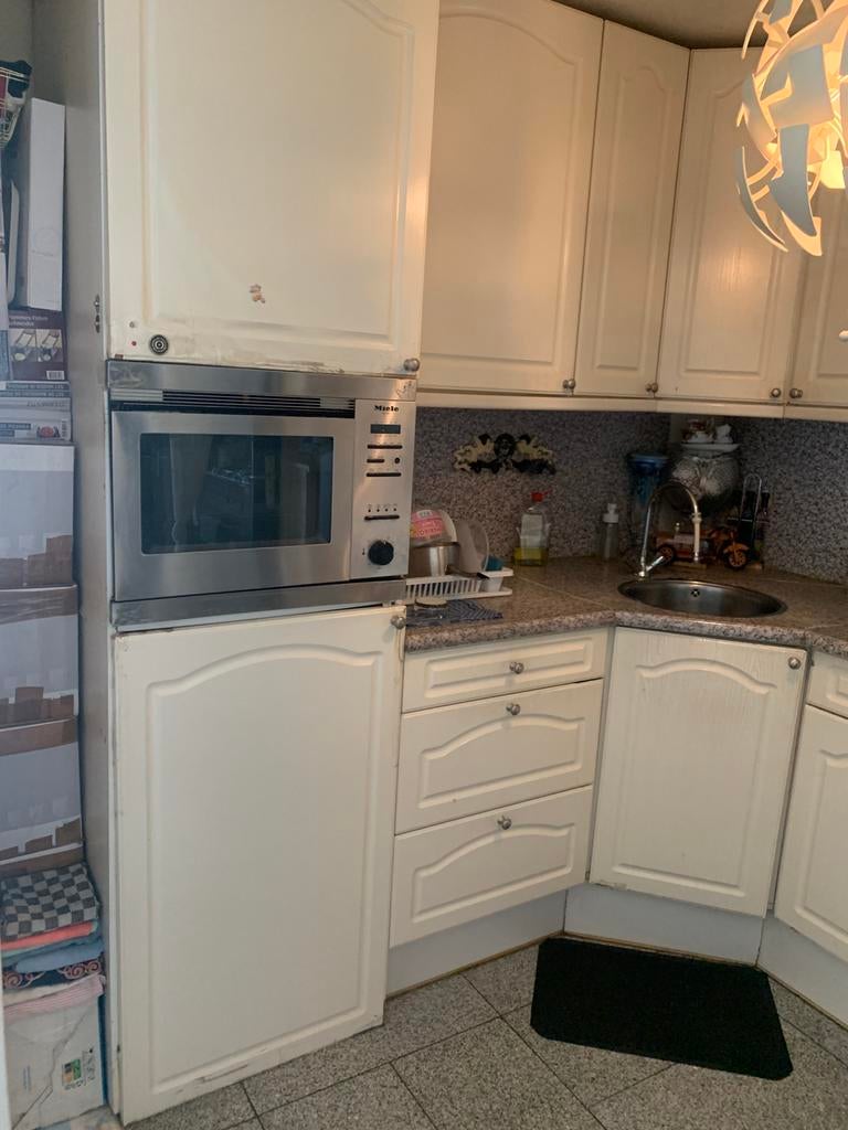 Miele keuken met apparatuur, Ophalen of Verzenden, Zo goed als nieuw, Hoekkeuken