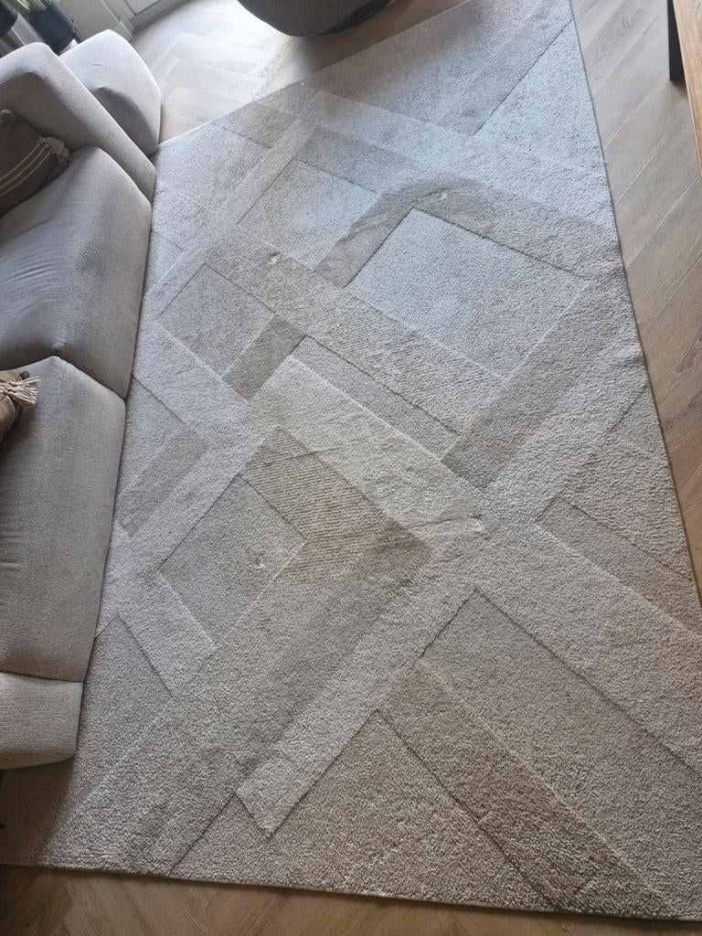 Vloerkleed Nous Living Tubac 290x200 cm, Huis en Inrichting, Stoffering | Tapijten en Kleden, Ophalen, Crème, Gebruikt, 200 cm of meer