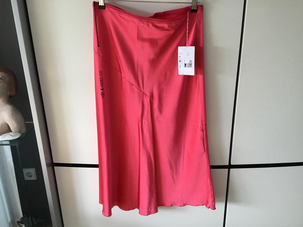 Patrizia Pepe rok, koraalrood, nieuw met kaartje, Maat 38/40 (M), Overige kleuren, Nieuw, Ophalen of Verzenden