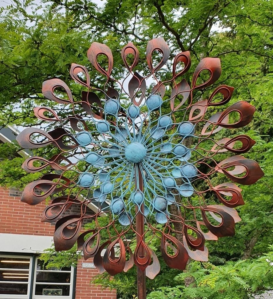 WINDMOLEN / DAHLIA / windspinner, Tuin en Terras, Huis en tuin decoratie Marie, Nieuw, Info@huisentuindecoratiemarie.nl, Peize