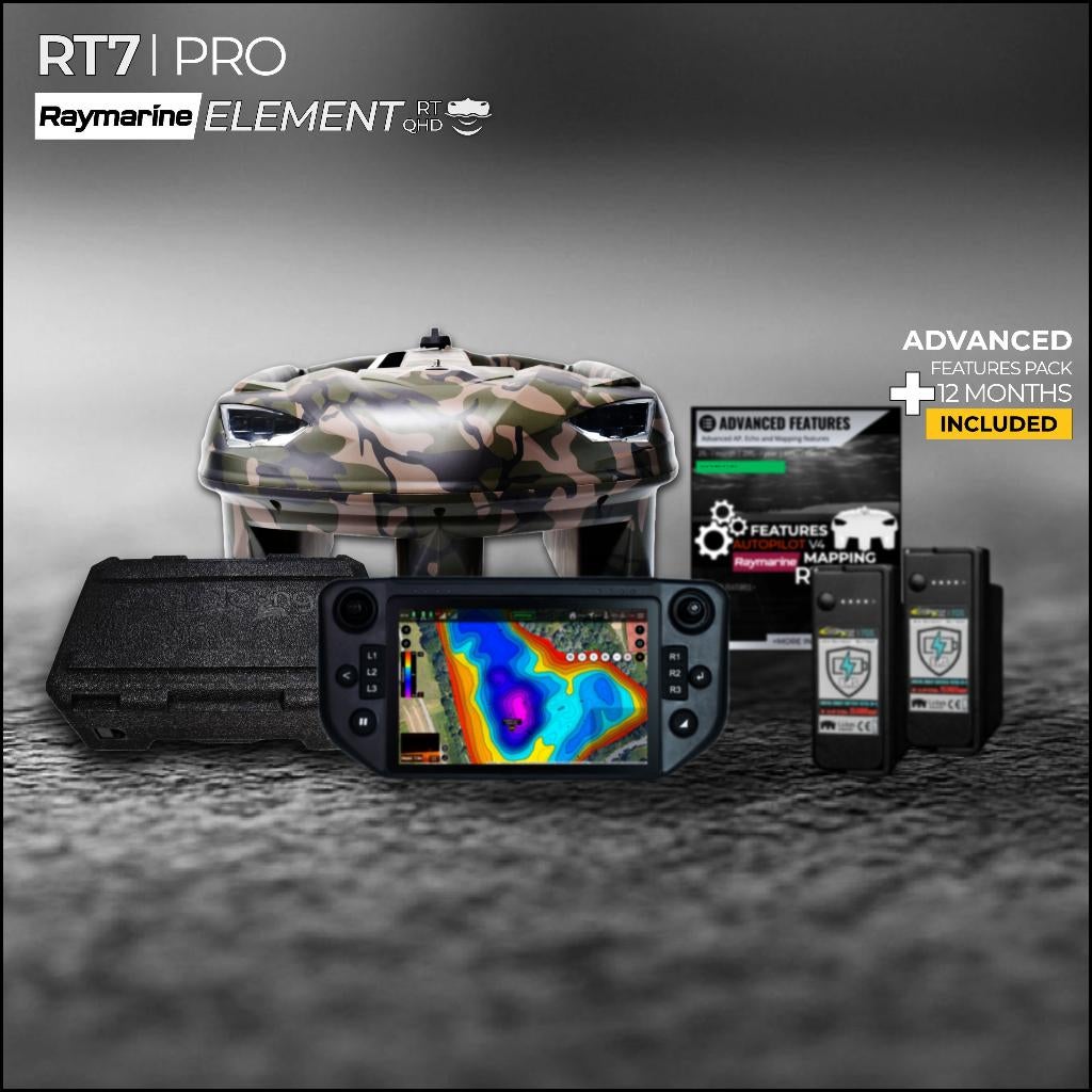 Carplounge RT7 | Voerboot | Raymarine Element | GPS, Watersport en Boten, Hengelsport | Karpervissen, Nieuw, Overige typen, Ophalen