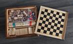 Houten spellendoos met diverse spellen (ongebruikt), Ophalen of Verzenden, Nieuw