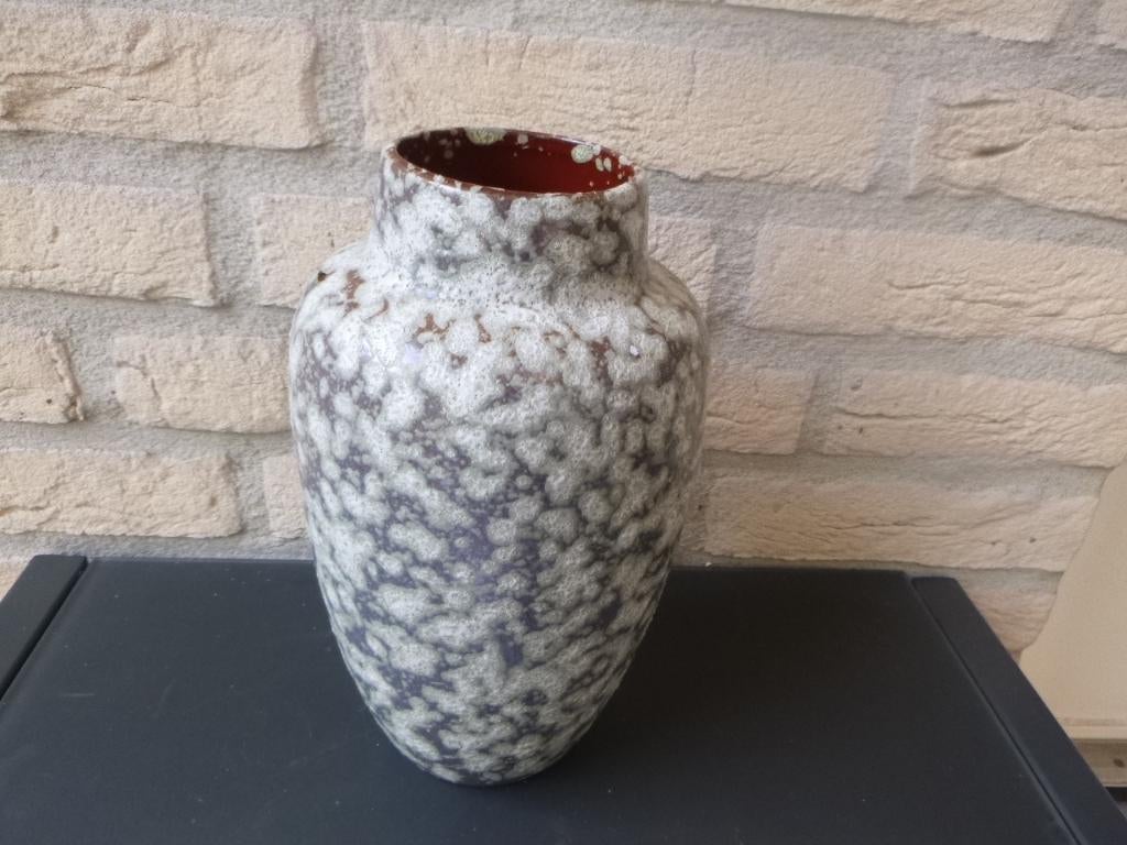 mooie vintage West Germany vaas, Huis en Inrichting, Woonaccessoires | Vazen, Gebruikt, Overige kleuren, Aardewerk of Porselein