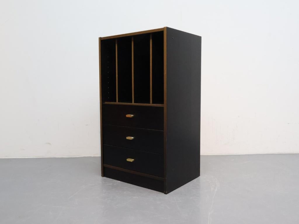 Vintage audiomeubel LP meubel Denka Denmark, Huis en Inrichting, Kasten | Overige, Ophalen, Gebruikt, Denemarken, Denka