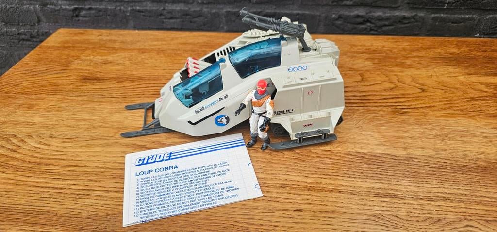 G.I.JOE Cobra Wolf met Ice Viper figuur, Ophalen of Verzenden, Zo goed als nieuw