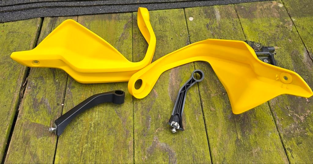 BMW R1250GS Handkappen Geel - Origineel Onderdeel, Motoren, Onderdelen | BMW, Ophalen of Verzenden, Gebruikt