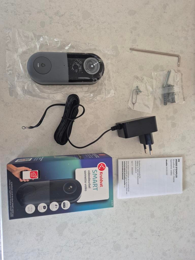 Nieuwe Smart Videodeurbel, Huis en Inrichting, Deurbellen, Nieuw, Draadloos, Ingebouwde camera, Compatibel met smartphone, Bewegingsdetectiesensor