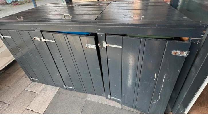 Container ombouw deze week ophalen €125,-, Tuin en Terras, Bergingen en Tuinkasten, Gebruikt, Containerberging, Hout, Ophalen