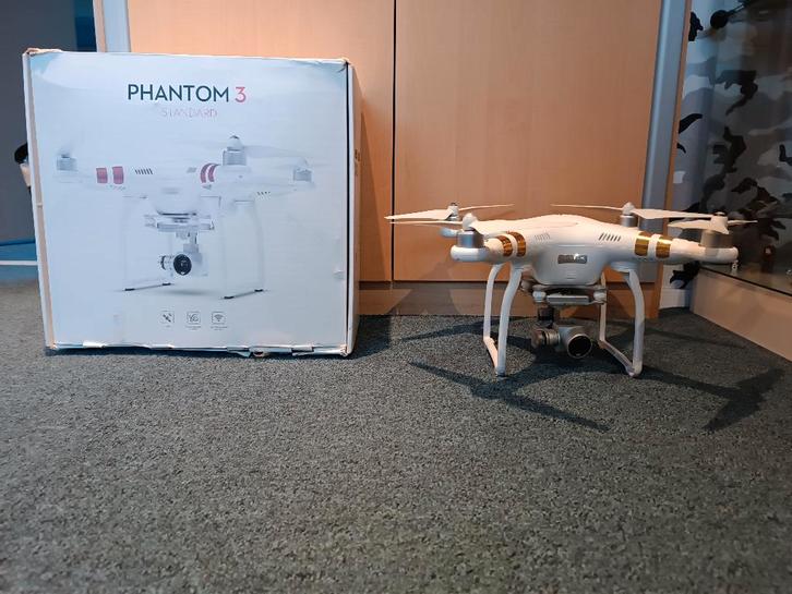 DJI Phantom 3 Standard, Audio, Tv en Foto, Drones, Gebruikt, Cameradrone, Standaard kwaliteit, DJI, 900 gram tot 4 kilo, 15 tot 30 minuten