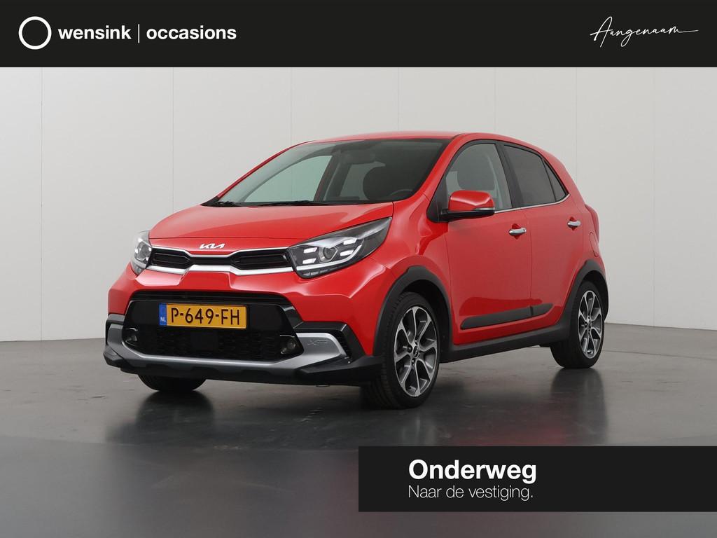 Kia Picanto 1.0 T-GDi X-Line 5p | Lederen Bekleding | Stoel/, Auto's, Kia, Bedrijf, Te koop, Picanto, ABS, Achteruitrijcamera