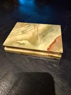 Onyx marmeren doosje, Ophalen of Verzenden