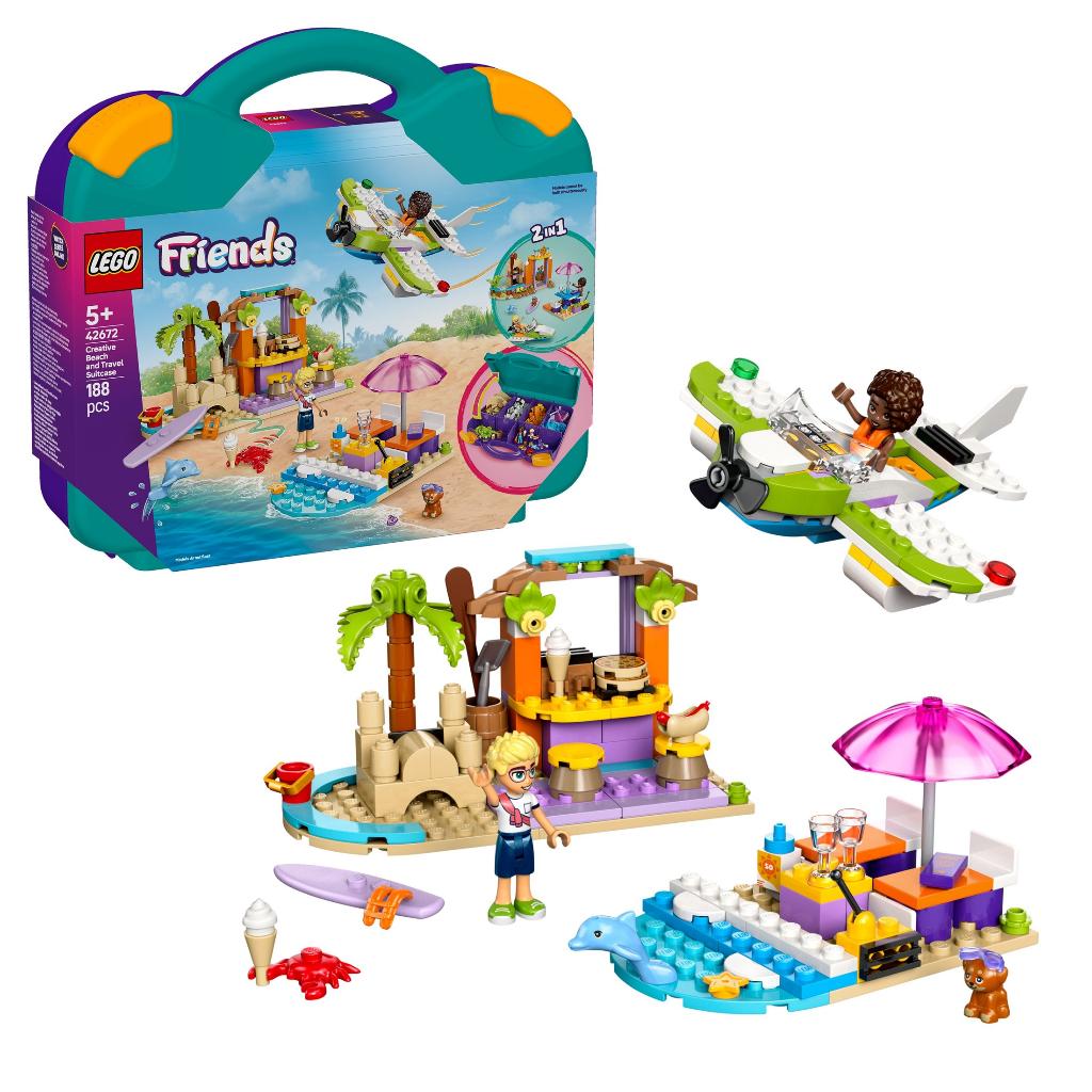 LEGO Friends 42672 Creatieve StrandKoffer 188 delig, Lego, Nieuw, Friends, Ophalen of Verzenden