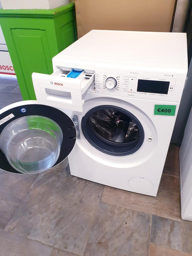Wasmachine ️Bosch 8kg️️️️️️️️ ️️Serie8 A+++ INC GARANTIE, Ophalen, Minder dan 85 cm, Zo goed als nieuw, Voorlader