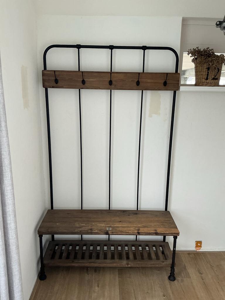 Riviera Maison kapstok met schoenenrek, Ophalen, Overige typen, Zo goed als nieuw, 150 tot 200 cm
