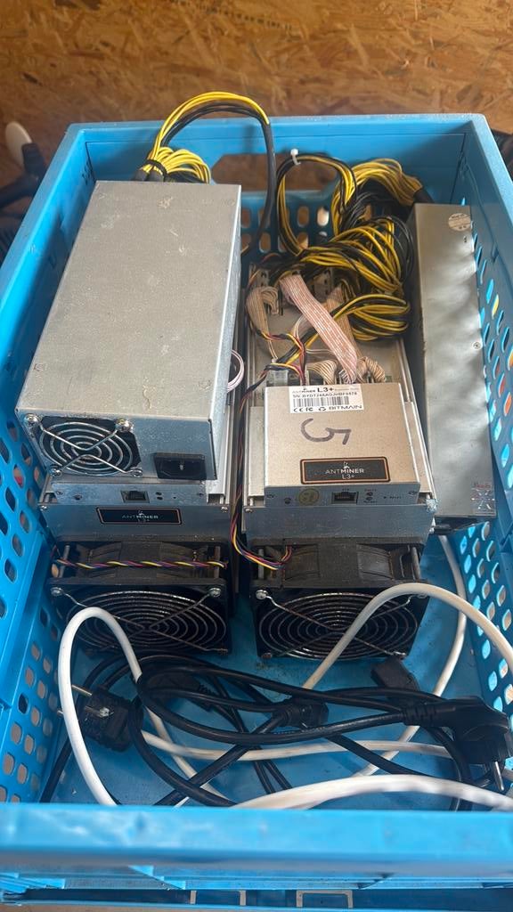 Bitmain Antminer L3+ met voeding., Ophalen of Verzenden, Zo goed als nieuw