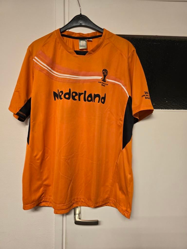 Nederland WK 2014 Shirt - Oranje Shirt - Voetbalshirt, Maat M, Ophalen of Verzenden, Zo goed als nieuw, Shirt