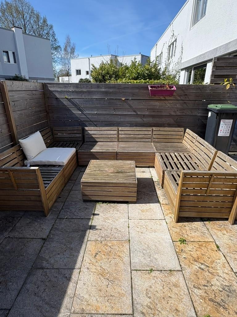Lounge set 8 pers, Tuin en Terras, Tuinsets en Loungesets, Ophalen, Gebruikt, 8 zitplaatsen, Loungeset