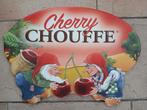 Cherry chouffe la chouffe blikken bordje, Ophalen of Verzenden, Gebruikt