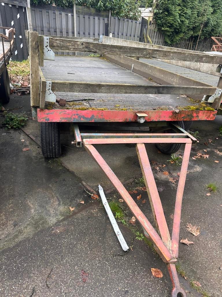 Plattewagens 2 stuks, Ophalen of Verzenden