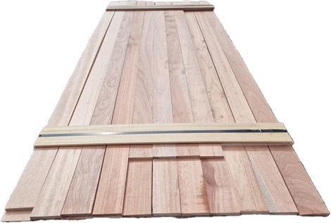 Hardhouten planken geschaafd 1.2x8.8 cm - nr: HP297, Tuin en Terras, Palen, Balken en Planken, Nieuw, Planken, 250 cm of meer