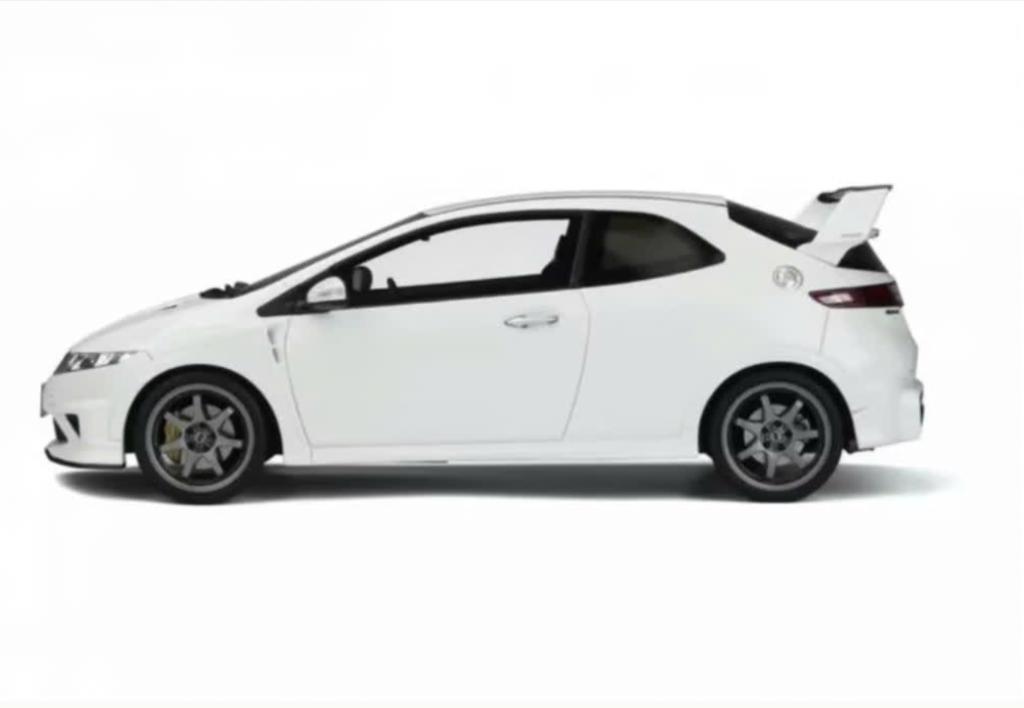 HONDA CIVIC FN2 TYPE R MUGEN WIT 2010 OTTO MOBILE 1/18 OT735, Verzenden, Nieuw, Auto, OttOMobile