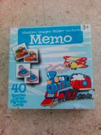 Memo spel voor kinderen - 40 kaarten met voertuigen, Ophalen, Minder dan 500 stukjes