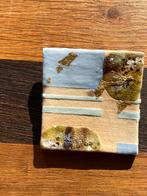 Keramische broche, Sieraden, Tassen en Uiterlijk, Broches, Ophalen of Verzenden, Zo goed als nieuw, Zilver, Overige materialen