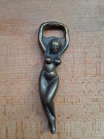 Antiek brons flesopener erotisch naakte vrouw fles opener, Ophalen of Verzenden