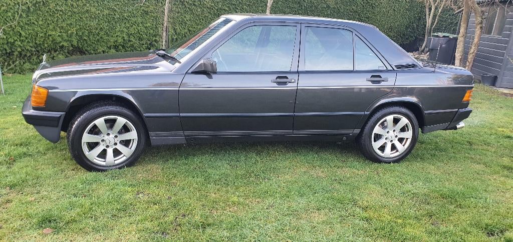 mercedes 190D  1986  zwart, Auto's, Zwart, Zwart, Mercedes-Benz, Bedrijf