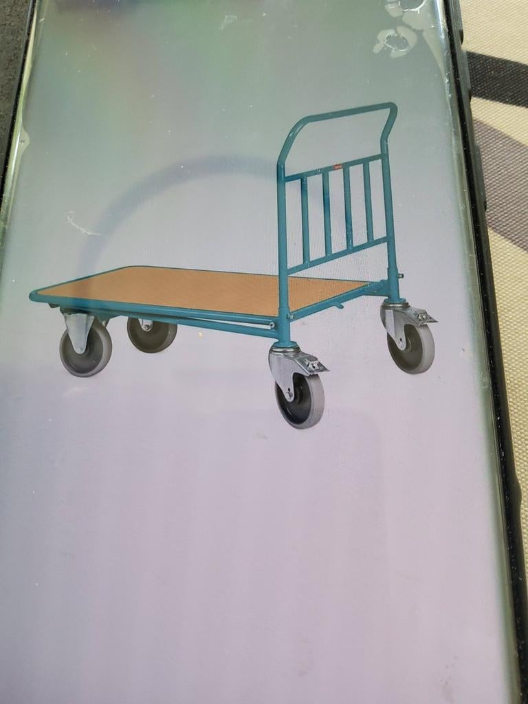 Magazijn kar steekkar voor zware klussen., Doe-het-zelf en Verbouw, Transportwagens, 100 liter of meer, Ophalen, Transportkar