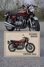 Honda CB500 bord - aluminium, Verzamelen, Merken en Reclamevoorwerpen, Verzenden, Nieuw, Reclamebord