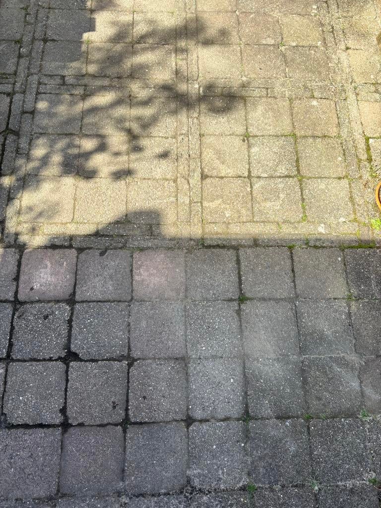 GRATIS Tuintegels, klinkers, keitjes, terras - ongeveer 14m2, Tuin en Terras, Gebruikt, Ophalen of Verzenden, 10 m² of meer, Beton