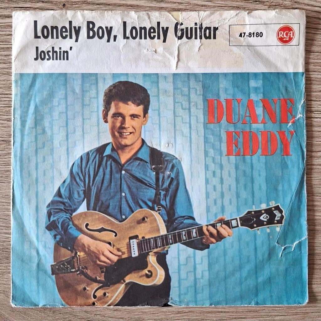 Duane Eddy single Lonely Boy, Lonely Guitar Guild, Cd's en Dvd's, Vinyl Singles, Gebruikt, 7 inch, Single, Ophalen of Verzenden