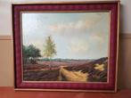 Schilderij, Heidelandschap, J. Werkenhoven, Antiek en Kunst, Ophalen