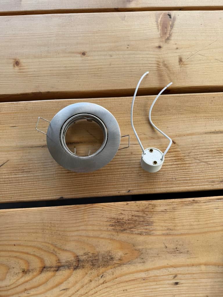 Inbouw spot, Ophalen of Verzenden, Zo goed als nieuw, Metaal of Aluminium, Inbouw